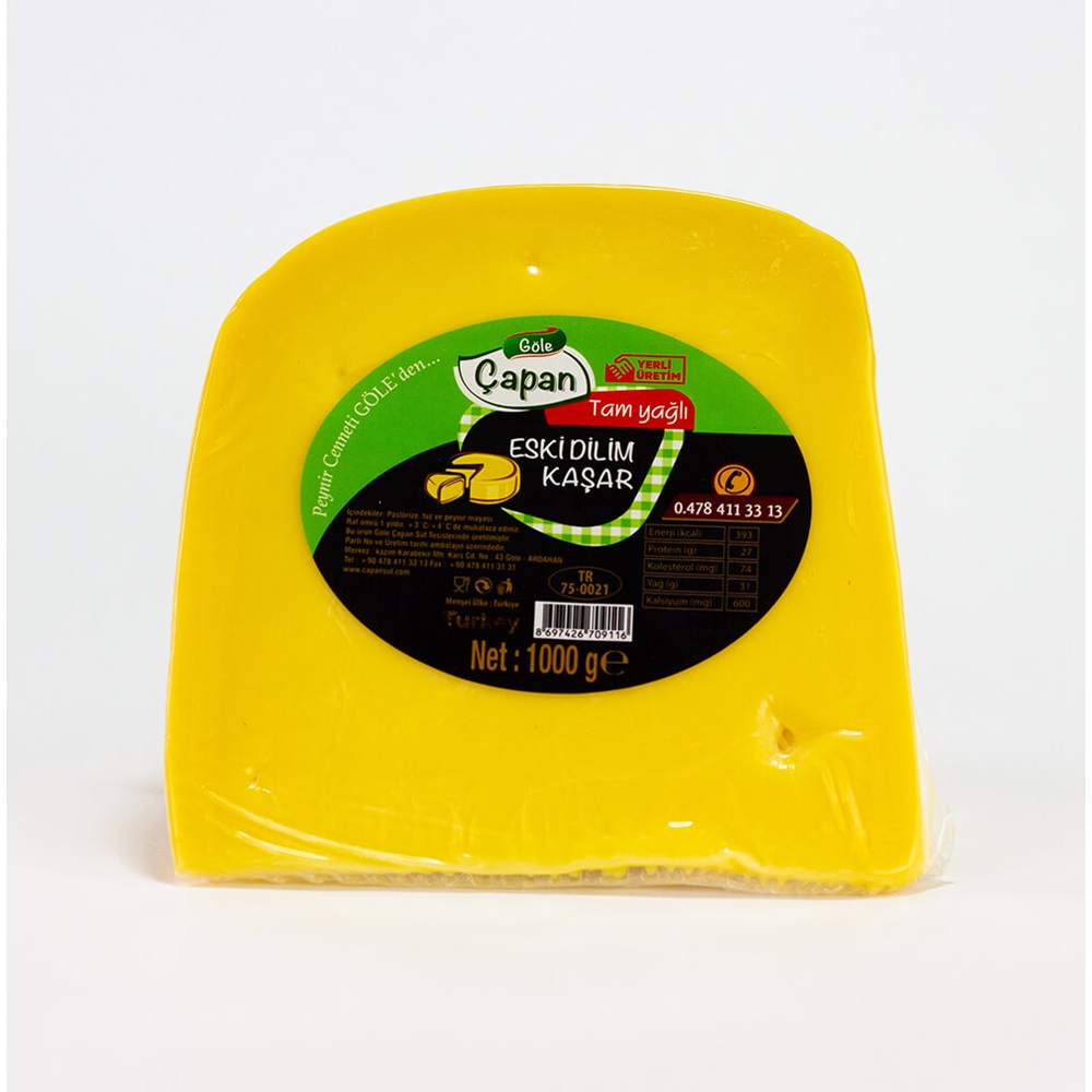 DİLİM ESKİ KAŞAR 1KG ( 1 yıllık )